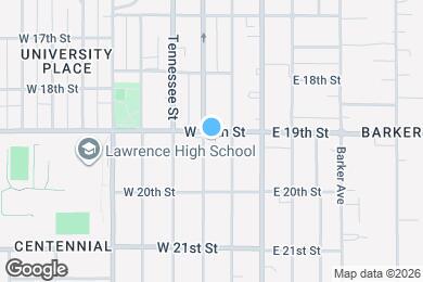 Map image of the property - 1902 Kentucky St