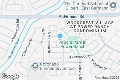 Map image of the property - 4162 S Ponderosa Dr