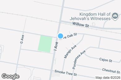 Map image of the property - 17515 Live Oak St
