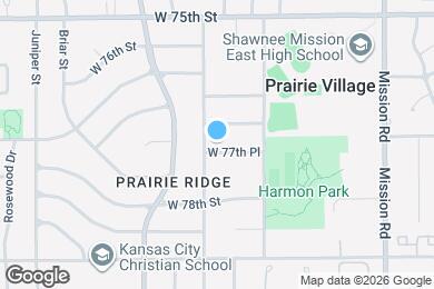 Map image of the property - 4412 W 77th Pl