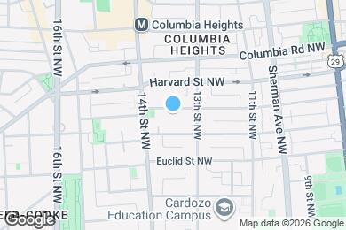 Map image of the property - 1326 Girard St NW
