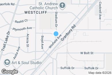 Map image of the property - 4000 Winfield Ave