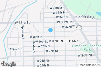 Map image of the property - 1624 W 31st St