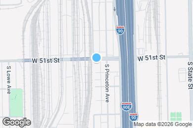 Map image of the property - 323 W 51st St