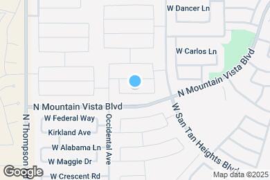 Map image of the property - 4578 W Saddlebush Way