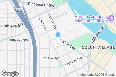 Map image of the property - 1100 1st St SW