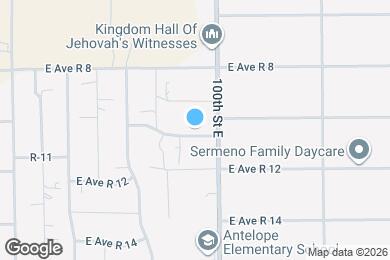 Map image of the property - 9837 E Avenue R10