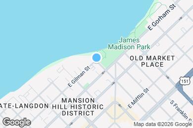 Map image of the property - 151 E Gilman St