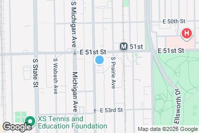 Map image of the property - 5127 S Indiana Ave