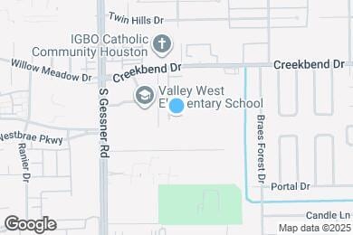 Map image of the property - 10847 Braes Bend Dr