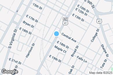 Map image of the property - 1721 S Walnut St