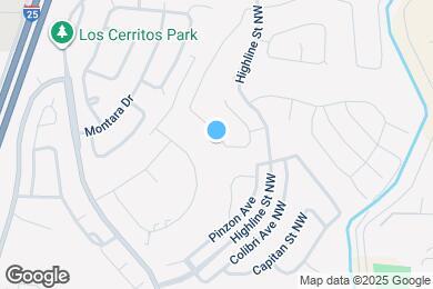 Map image of the property - 1612 Valle Vista Rd NW