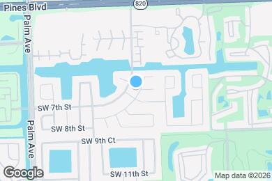 Map image of the property - 640 SW 95 Terrace