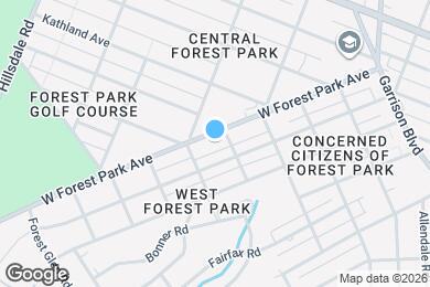 Map image of the property - 4129 W Forest Park Ave