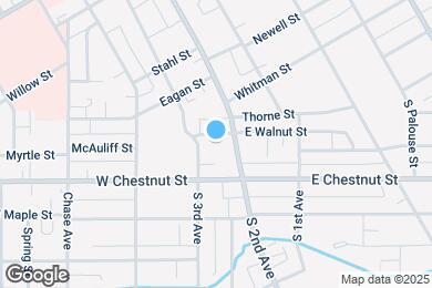 Map image of the property - 17 W Walnut St