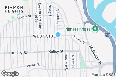 Map image of the property - 614 Rimmon St