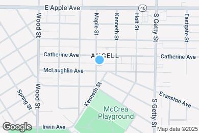 Map image of the property - 1192 Maple St