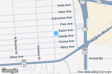 Map image of the property - 8914 Dandy Ave