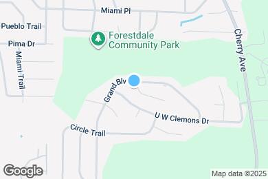 Map image of the property - 1204 Grand Cir
