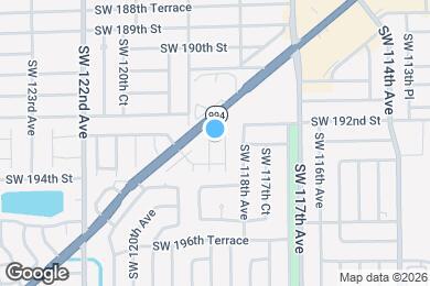 Map image of the property - 19259 SW 118th Pl