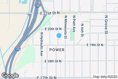 Map image of the property - 2016 N Minneapolis St