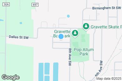Map image of the property - 808 Almond St SW