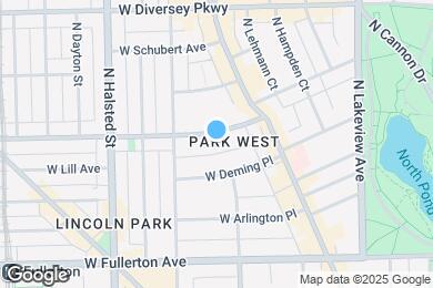 Map image of the property - 653 W Wrightwood Ave