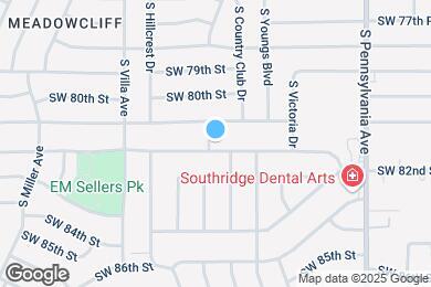 Map image of the property - 8204 S Country Club Dr