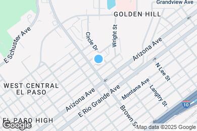 Map image of the property - 1307 E Nevada Ave
