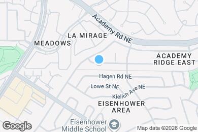 Map image of the property - 10728 Academy Ridge Rd NE