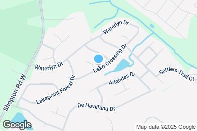 Map image of the property - 14322 Lake Crossing Dr