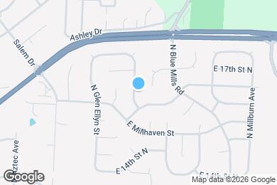 Map image of the property - 1617 N Belvidere Ave