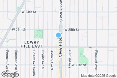 Map image of the property - 2536 Lyndale Ave S