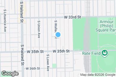 Map image of the property - 3413 S Wallace St