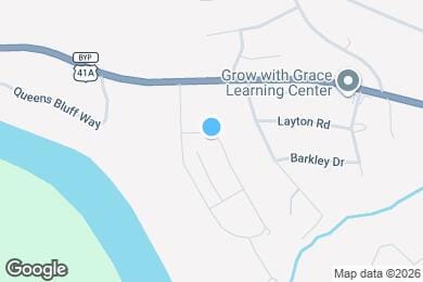 Map image of the property - 1318 Bluffton Cir