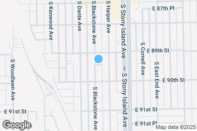 Map image of the property - 8927 S Blackstone Ave