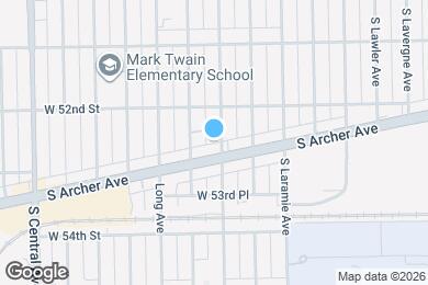 Map image of the property - 5230 S Lockwood Ave