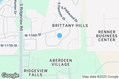 Map image of the property - 11632 S Penrose St