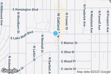 Map image of the property - 4333 N Oakland Ave
