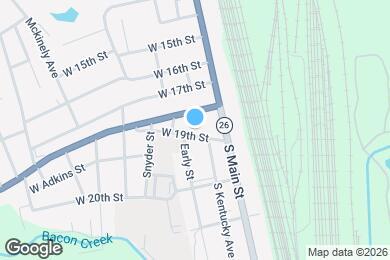 Map image of the property - 204 19th street