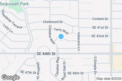 Map image of the property - 3800 Larkwood Dr