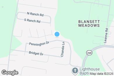 Map image of the property - 1818 Pennington Dr