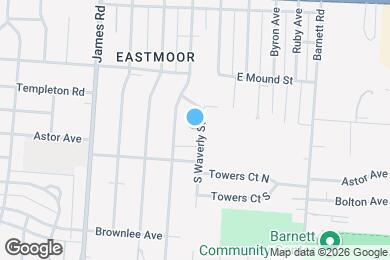 Map image of the property - 961 S Waverly St