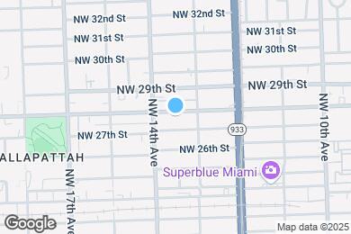 Map image of the property - 1350 NW 28th St