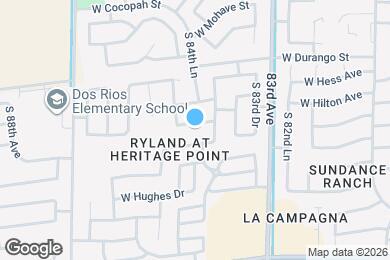 Map image of the property - 8417 W Hilton Ave