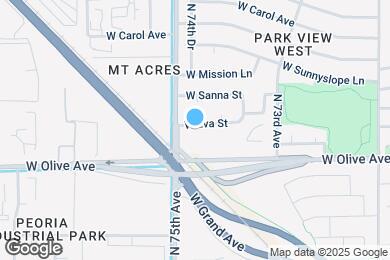 Map image of the property - 7445 W Eva St