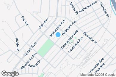 Map image of the property - 1529 Delaware Ave