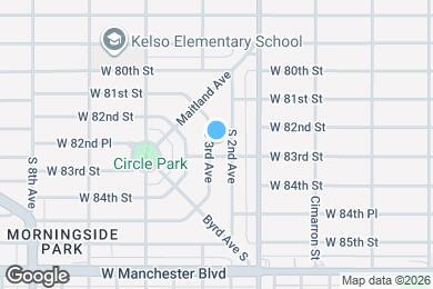Map image of the property - 8214 S 3rd Ave