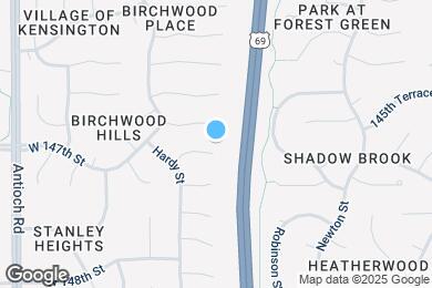 Map image of the property - 8004 W 146th St