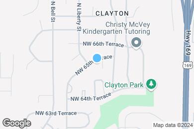 Map image of the property - Clayton Apartments